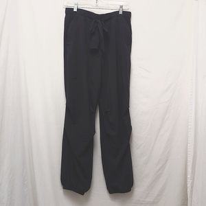 Paskho Ultra Comfortable Black Travel Pants with Tie in Front, Size M